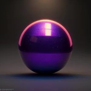 Globed Reflection: 3D Glass Planet Design