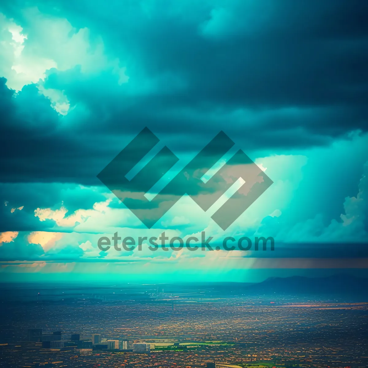 Picture of Heavenly Horizon: A Scenic Beach Sunset