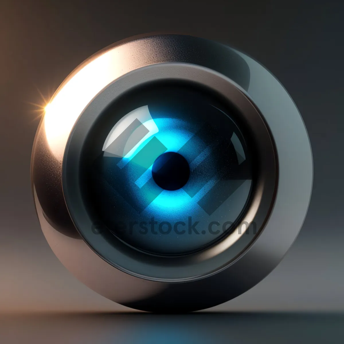 Picture of Shiny Glass Circle Button Set - Modern and Stylish Design