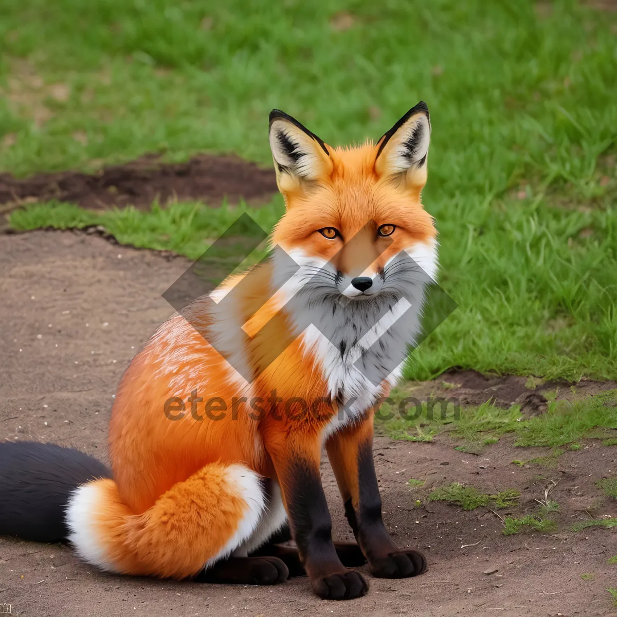 Picture of Adorable Red Fox with Curious Eyes