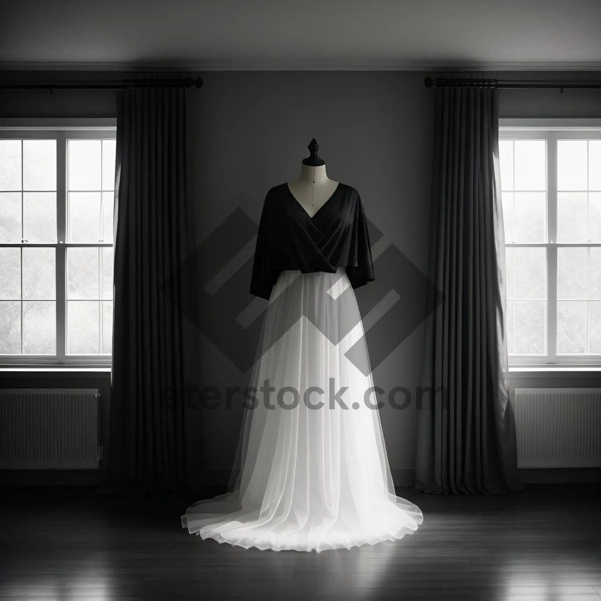 Picture of Bridal Beauty: Elegance and Happiness in Wedding Gown