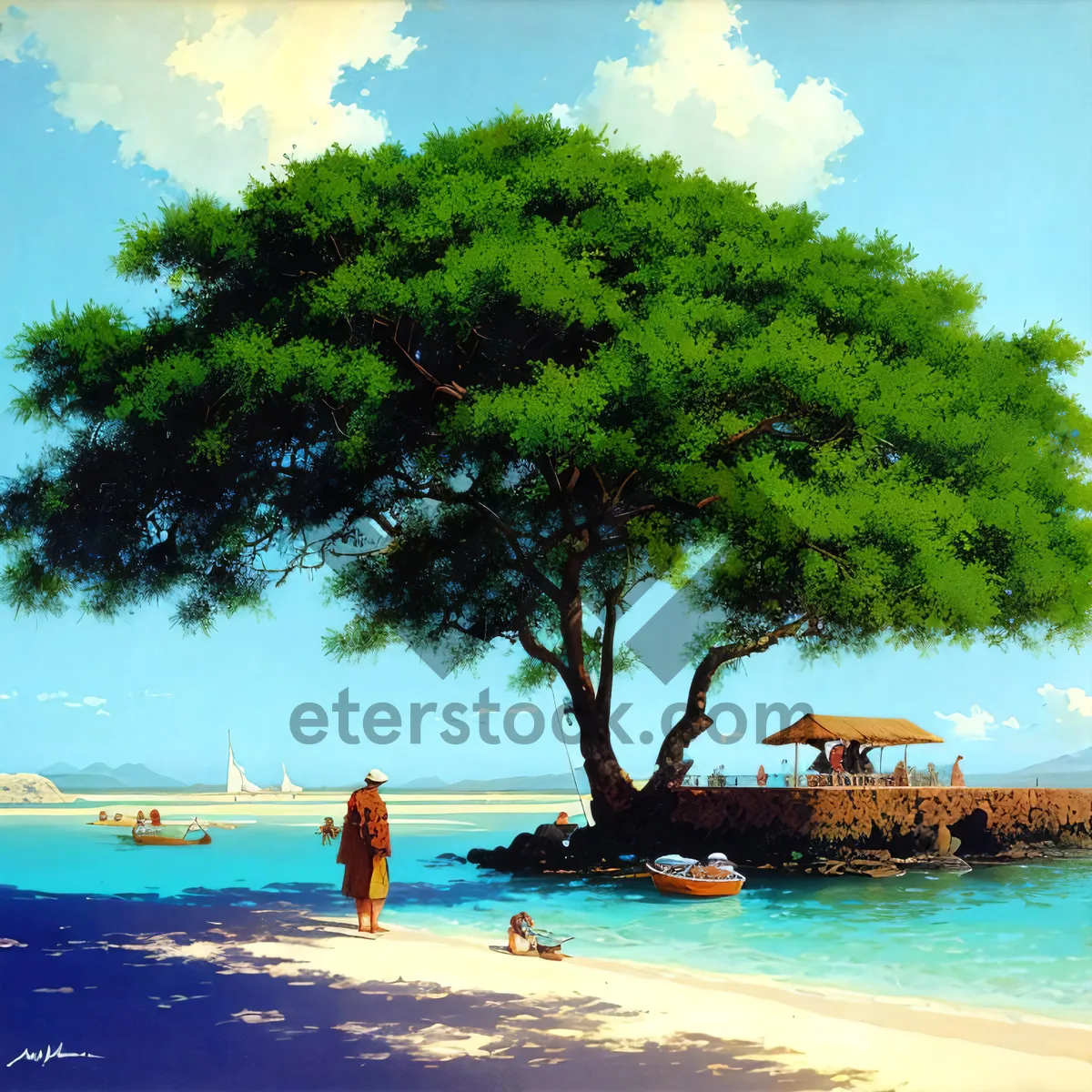 Picture of Tropical Island Paradise: Tranquil Beach Getaway by the Azure Seas
