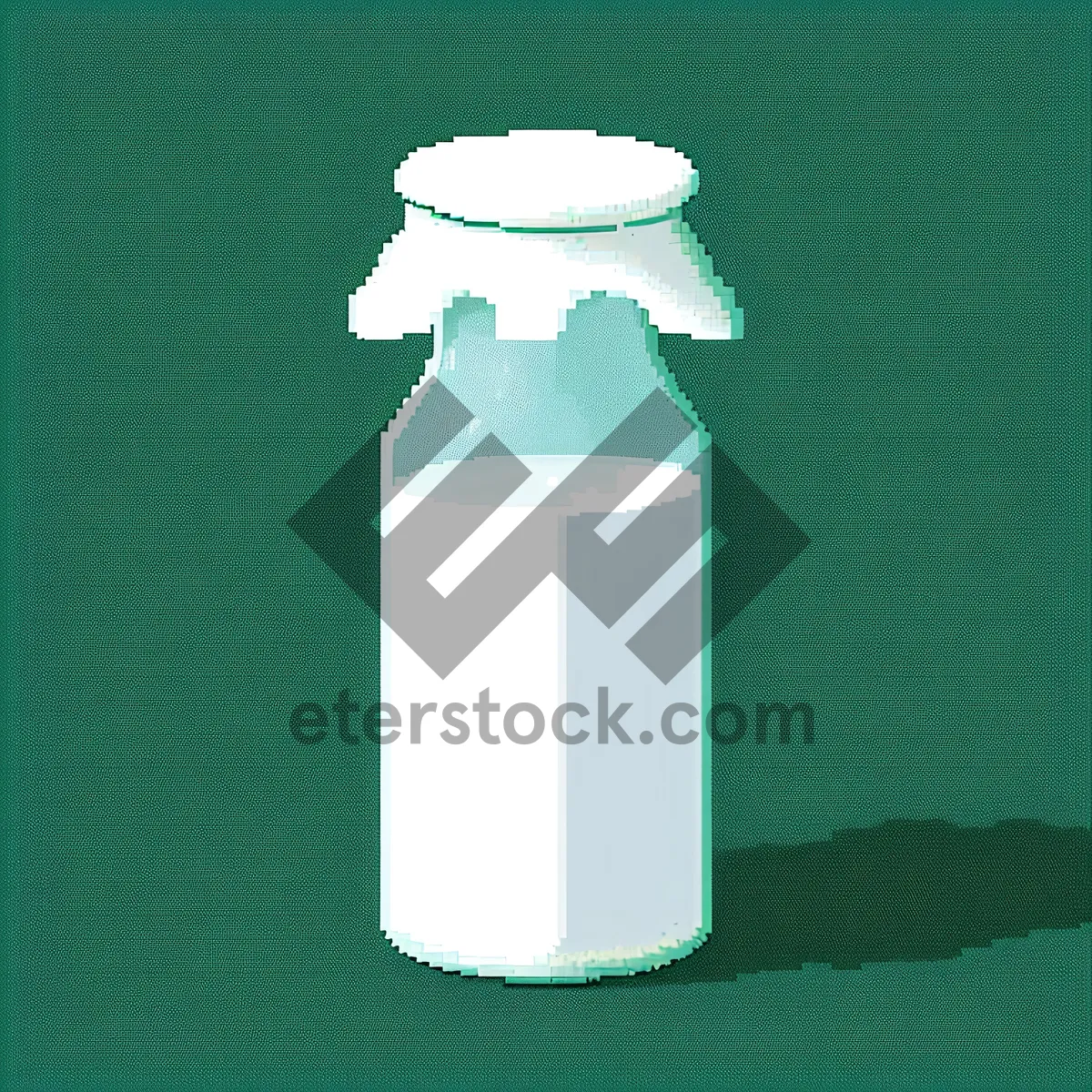 Picture of Health Jar: Glass Bottle for Medicinal Liquid