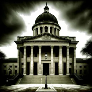 Iconic Cathedral Dome in the Historic Capital City