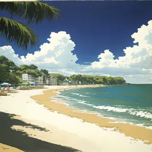 Turquoise Waters and Sandy Shoreline