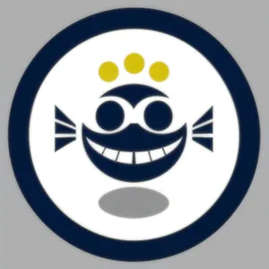 Dangerous Poison Icon - Black Hazard Symbol Button