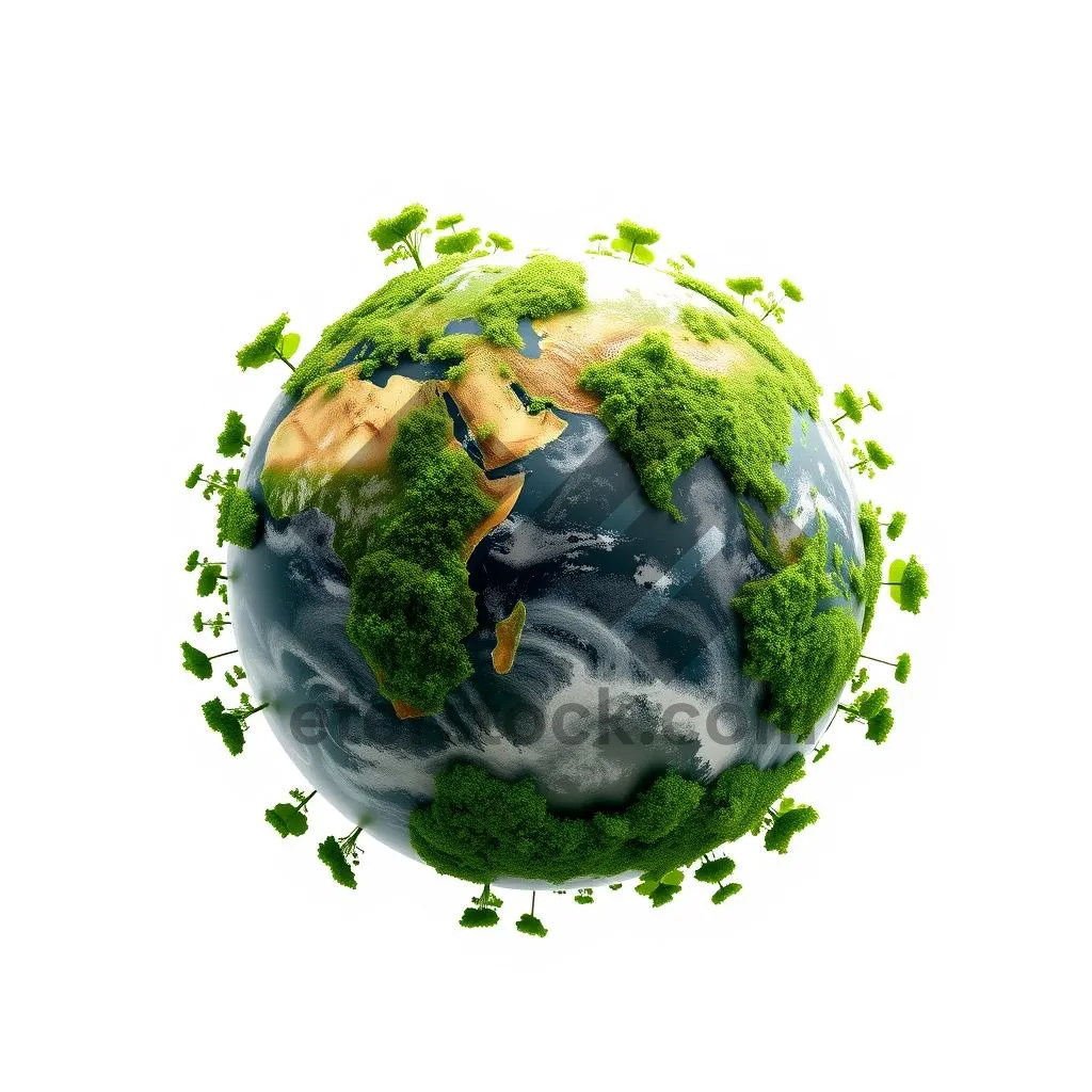 Picture of Global Gem: Earth Icon Planet Design