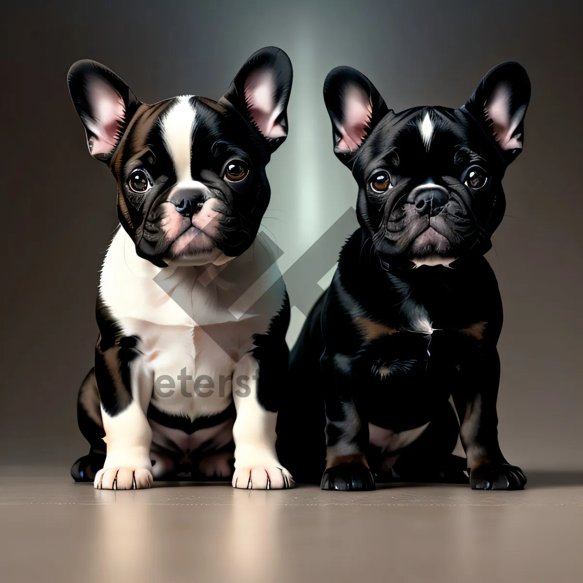 Picture of Adorable Terrier Puppy with Wrinkles