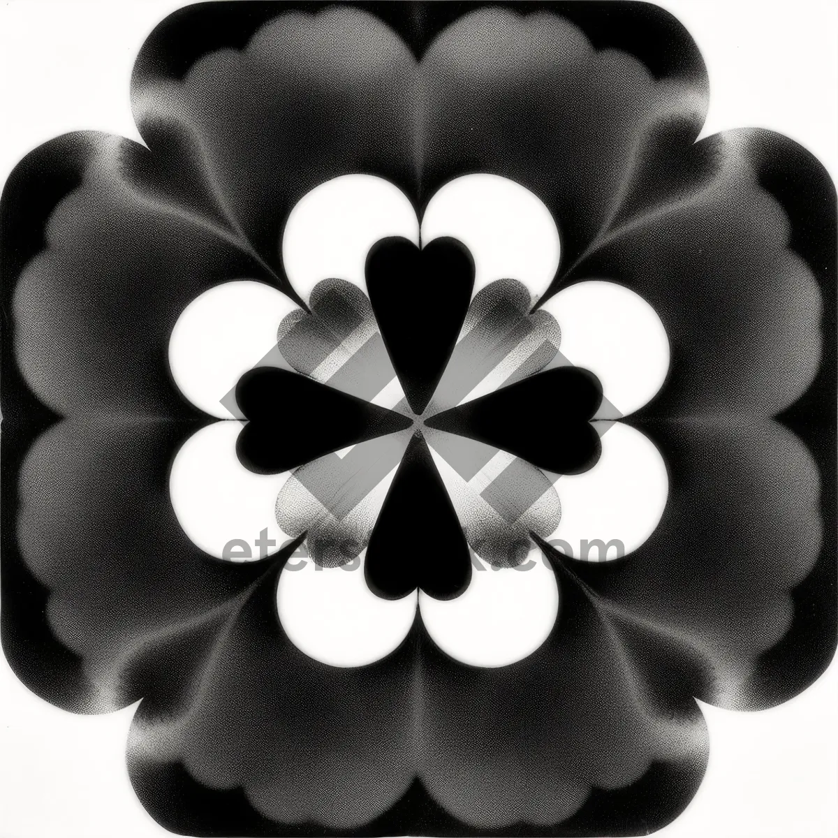 Picture of Lotus Floral Graphic Design Element