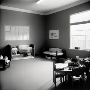 Modern Home Interior with Stylish Furniture.