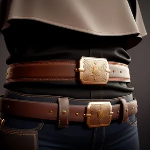 Leather Buckle Bag - Fashionable and Functional Container