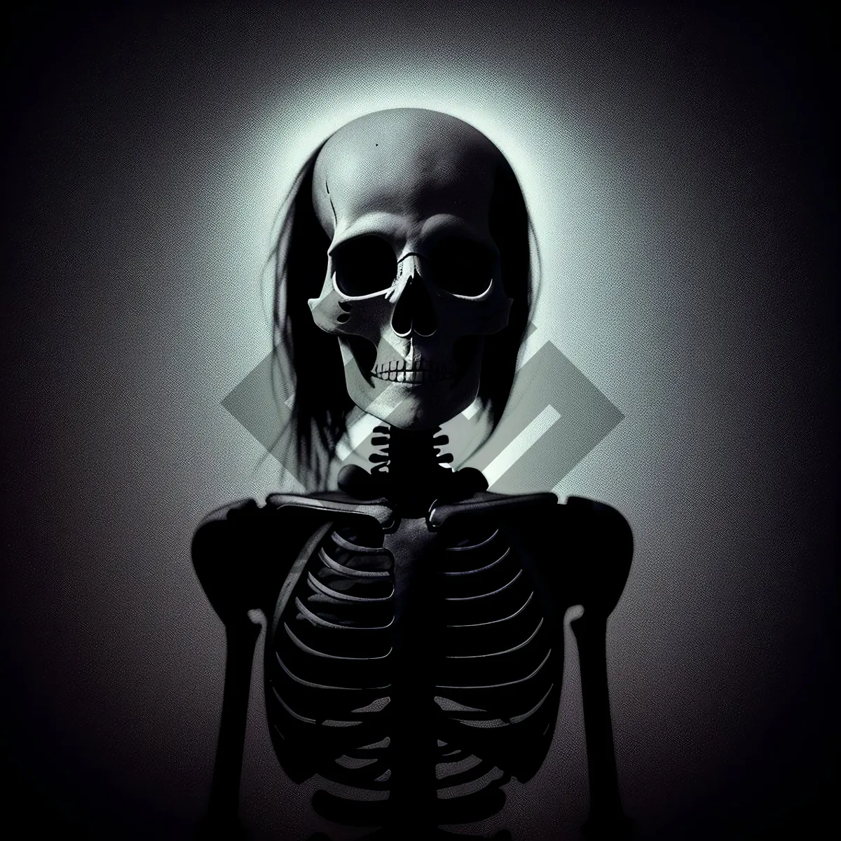 Picture of Spooky Skeleton Bust – Haunting, Terrifying Anatomy