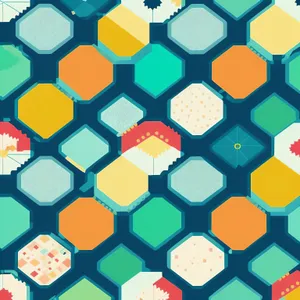 Modern geometric colorful pattern design wallpaper texture