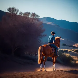 Horseback Riding in Stunning Beach Landscape