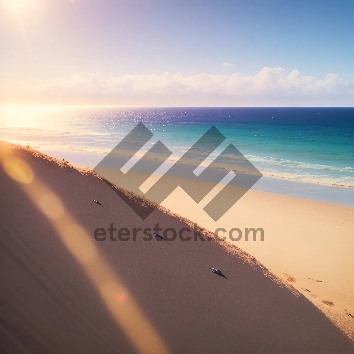 Picture of Idyllic Beachfront Escape: Crystal Clear Waters & Sandy Shoreline