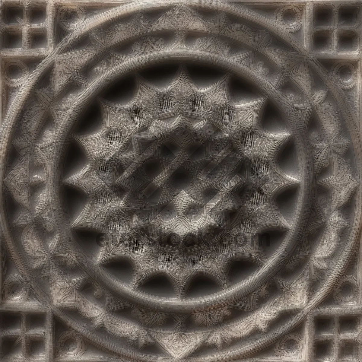 Picture of Metal Trivet Pattern Support Window Design