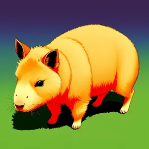 Furry Savings: Cute Guinea Pig Piggy Bank