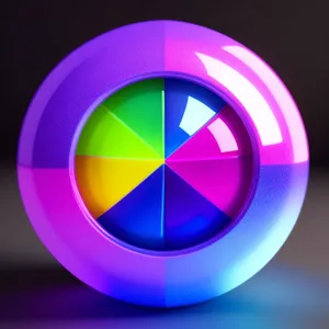 Shiny Glass Circle Icon Button: Aqua Symbol Design