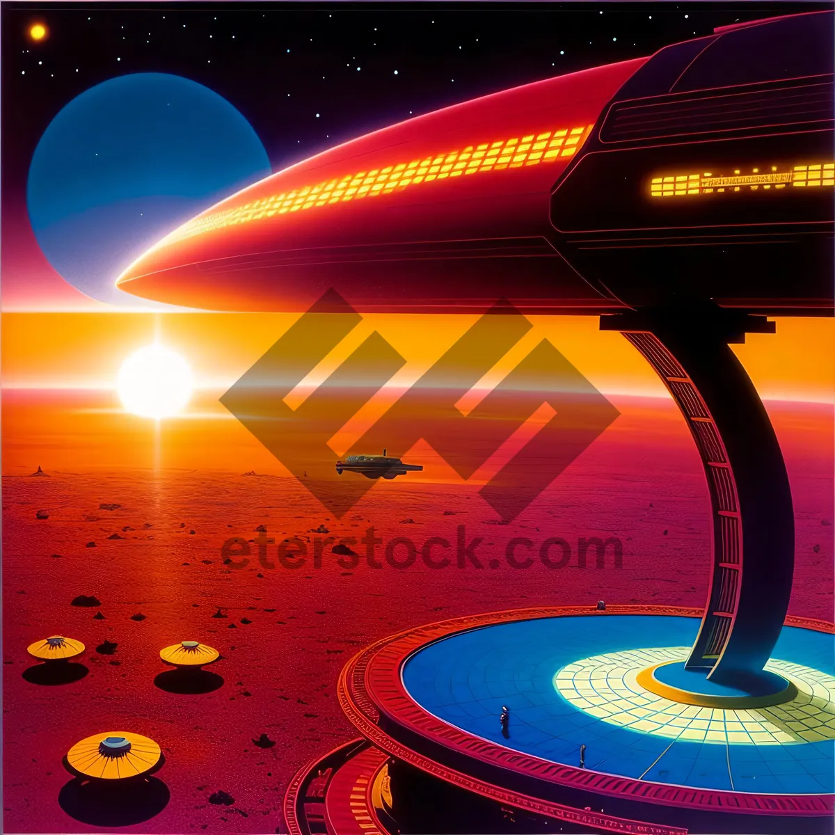 Picture of Digital Sunset: Compact Disk and Phonograph Record