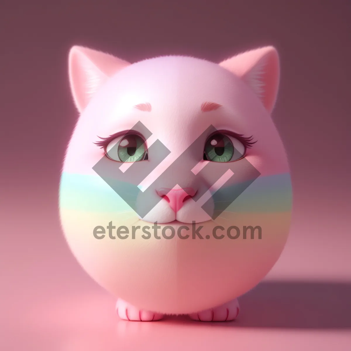 Picture of Piggy Bank Savings: Pink Porcelain Piglet for Financial Growth