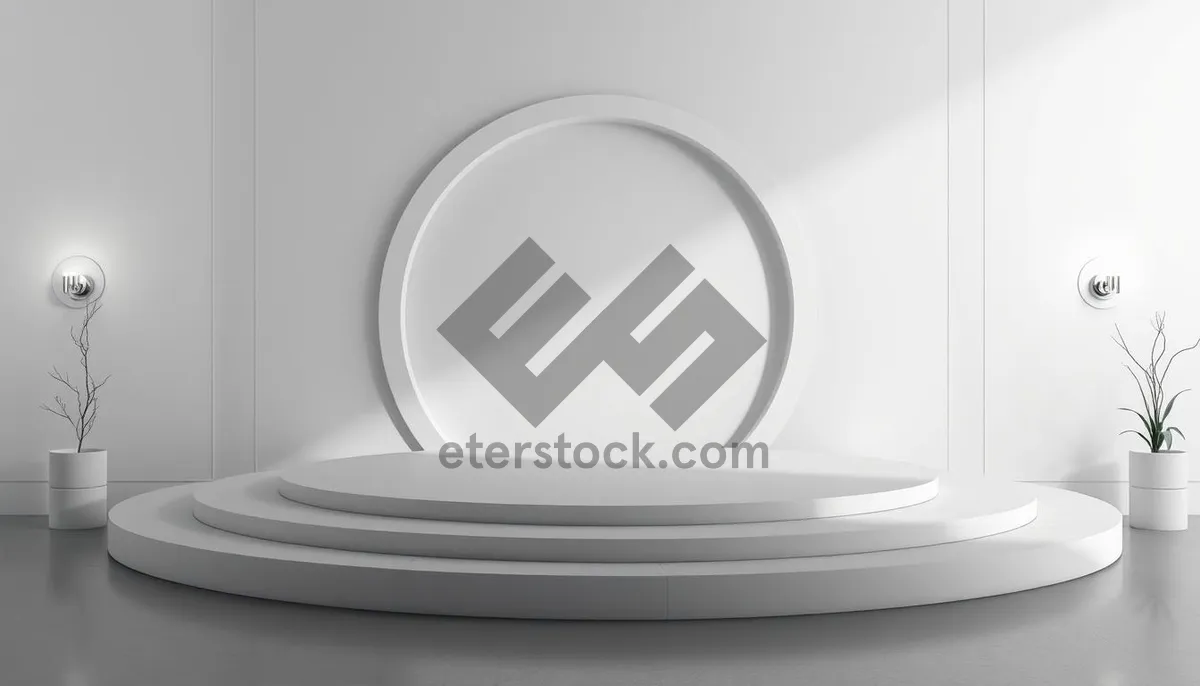 Picture of Modern 3D button design with shadow effect.