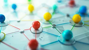 3D molecular structure of DNA molecule