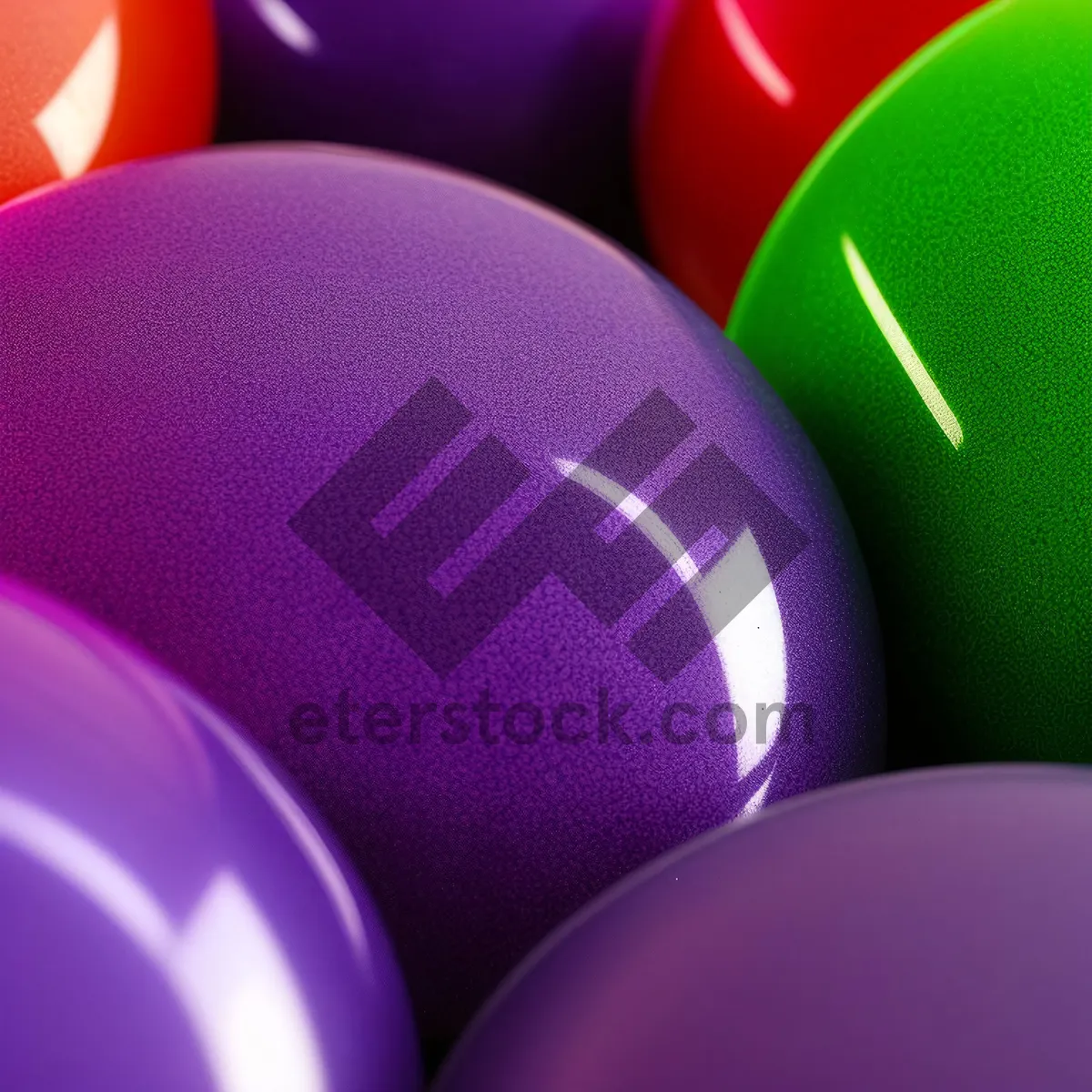 Picture of Colorful 3D Sphere Ball for Holiday Celebration.