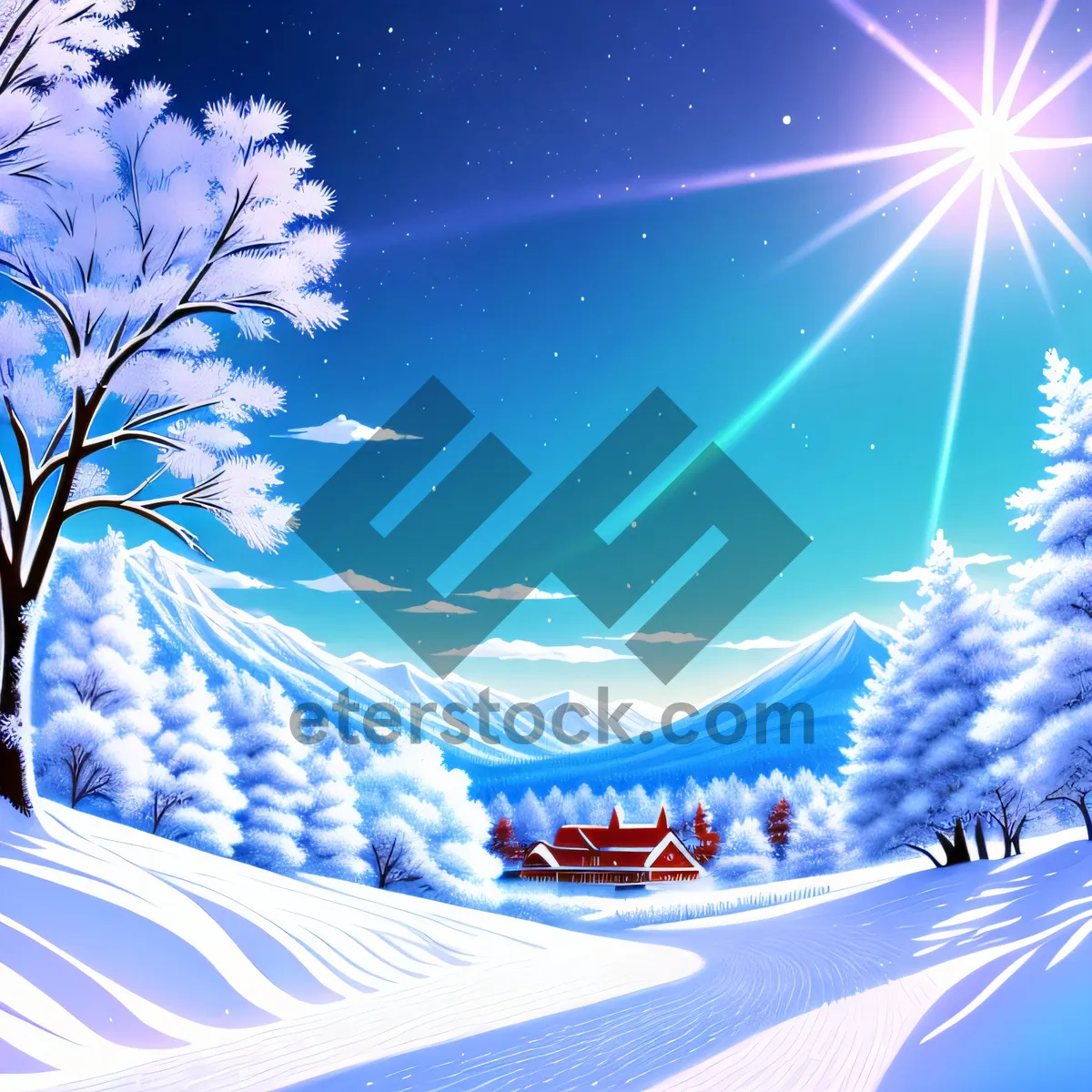 Picture of Enchanting Winter Wonderland Graphic Art