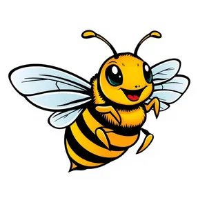 Happy Cartoon Animal Clip Art
