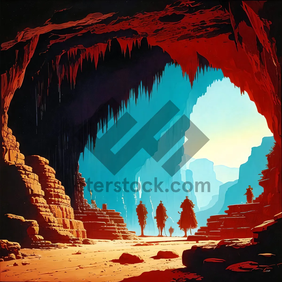Picture of Golden Sunset Over Grand Canyon