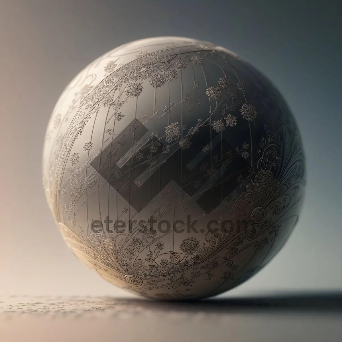 Picture of Global Earth Sphere Map: 3D Planet Globe