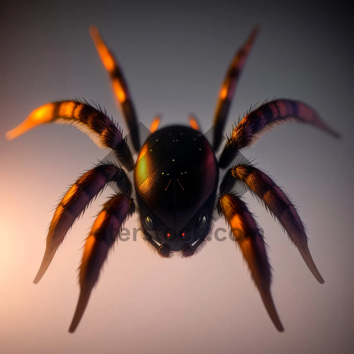 Picture of Wildlife Close-Up: Black Widow Spider in Barn