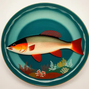 Seawater Fish in Bowl with Bangle - Aquarium