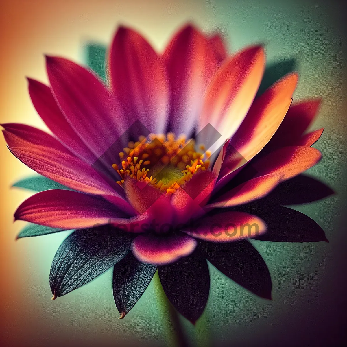 Picture of Petal Bliss: Vibrant Lotus Blossom in Full Bloom