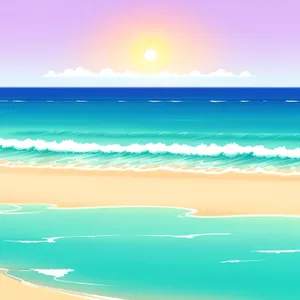 Serene Summer Seascape - Paradise Island Escape