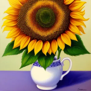 Sunflower Bloom in Vibrant Yellow