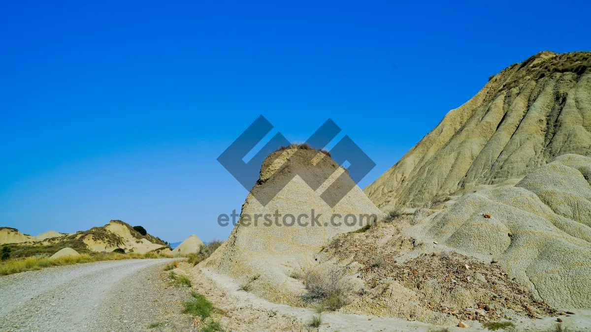 Picture of National Park Landscape View with Majestic Mountains