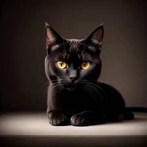 Playful Gray Kitty with Curious Eyes and Fluffy Fur