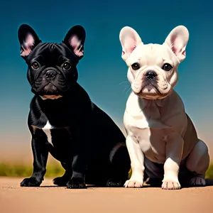 Adorable Bulldog Puppy: Cute Wrinkled Canine Companion