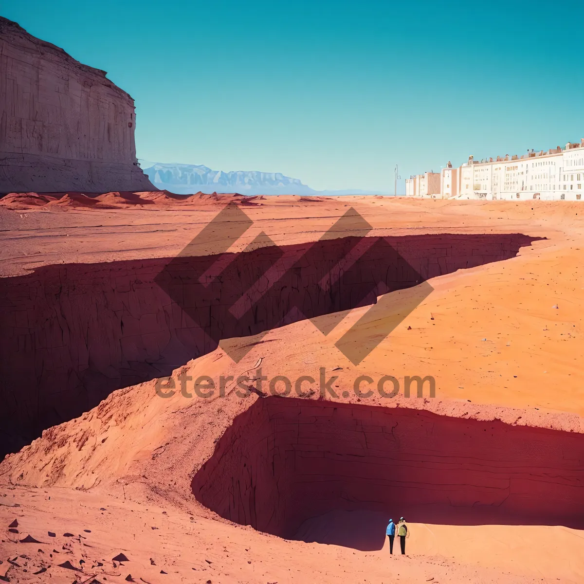 Picture of Desert Majesty: A Scenic Sandstone Canyon