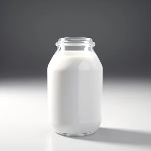 Fresh and Healthy Glass Milk Bottle