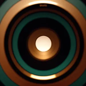 Black Acoustic Sound Spotlight: Digital Audio Lamp