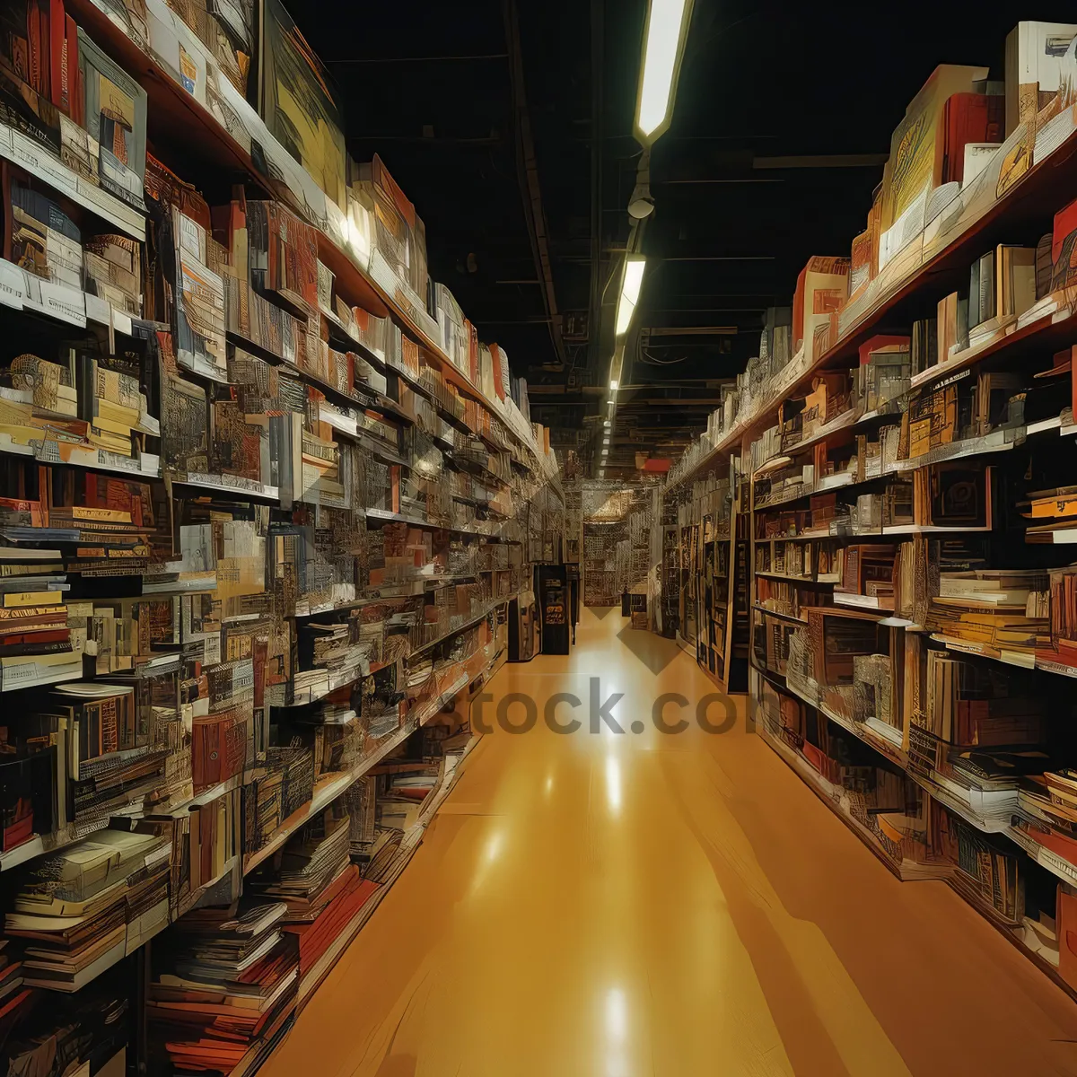 Picture of Modern Urban Bookshop Interior