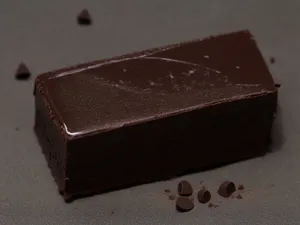 Old Leather Chocolate Box with Sweet Desserts