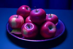 Fresh and delicious red apple for a healthy snack option.