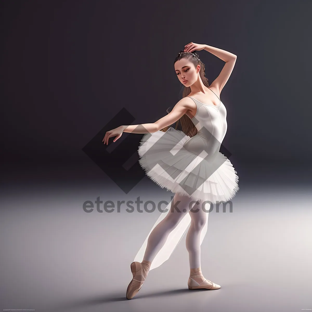 Picture of Elegant ballet dancer showcasing graceful moves