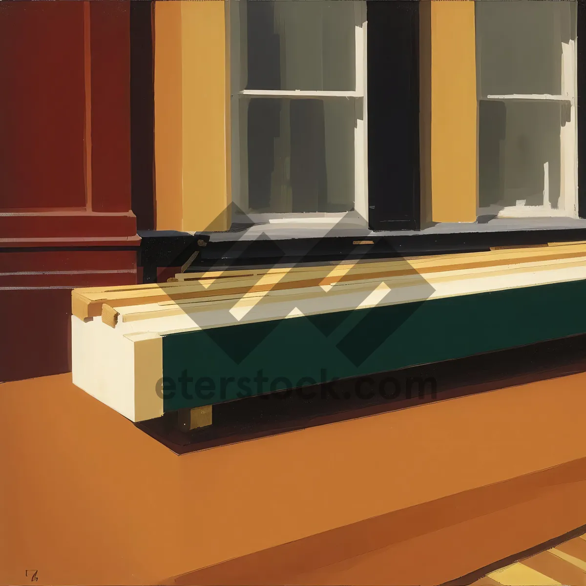 Picture of Modern 3D Table in a Home Interior