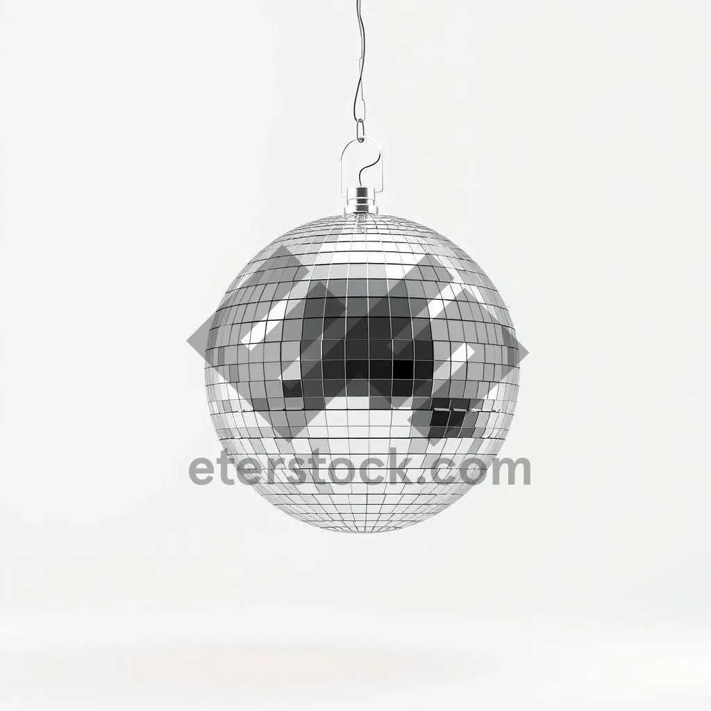 Picture of Spherical antenna ball design concept illustration concept.