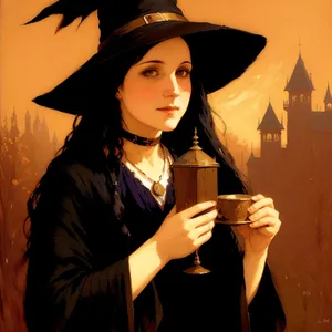 Smiling Graduate with Mortarboard and Gown