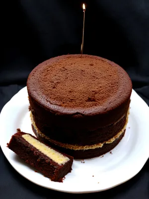 Dessert Delight: Divine Chocolate Espresso Cake Slice